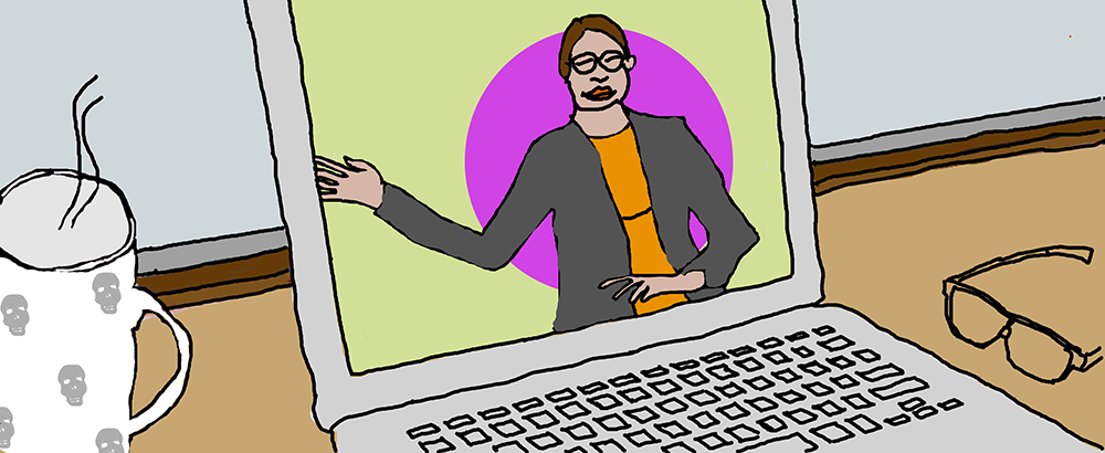 Ingen corona-karantän stoppar ett bra webinar