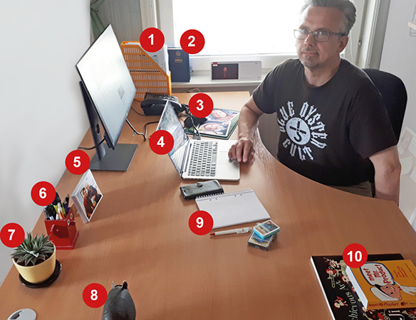 PÅ MITT SKRIVBORD: Newsrooms AD och skribent Tommy Apelqvist